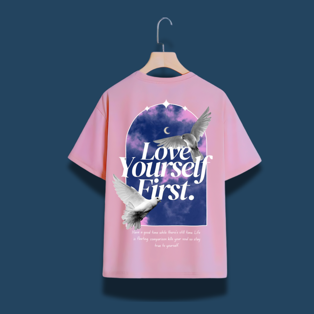 Love Yourself First Premium Oversized T-Shirt