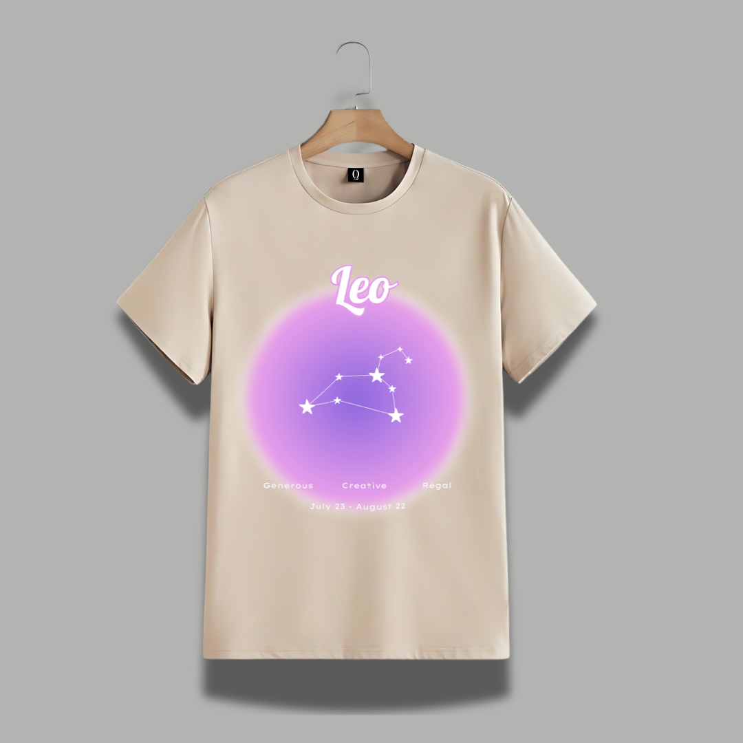 Leo Zodiac Sign Oversized T-Shirt